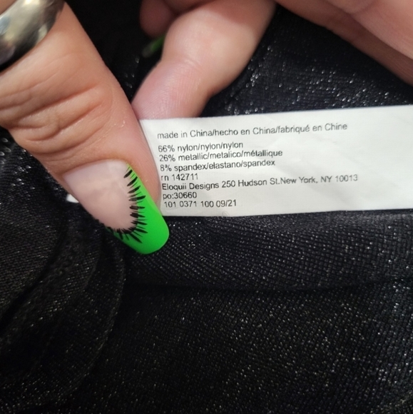 NWOT Eloquii One Shoulder Lurex Top - Picture 9 of 10